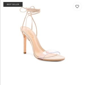 SCHUTZ X REVOLVE FELICE SANDAL IN NUDE
